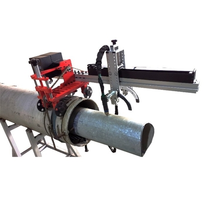 Stainless Steel Pipe Circular Seam Cutting and Beveling Machine powered by SERVO MOTOR
